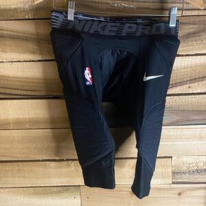 Nike Pro NBA Hyperstrong padded basketball shorts black size large